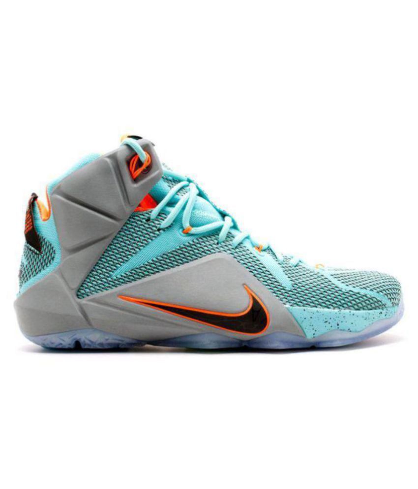 Nike Lebron X12 Blue Basketball Shoes 
