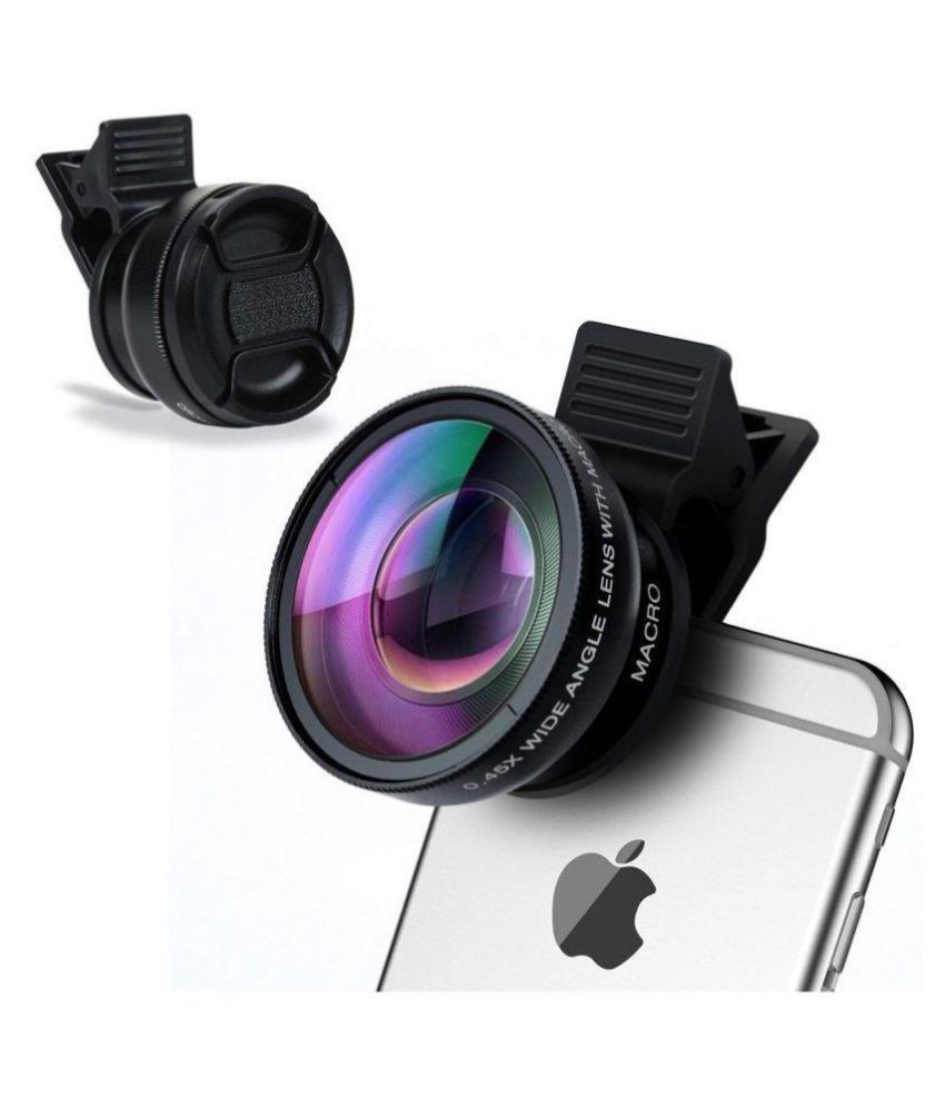 ShutterBugs 0.45X Professional 2 in 1 HD Wide Angle Clip on Phone and Camera Lens Price in India
