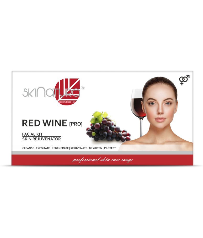 Skinatura Red Wine + Diamond Glow Facial Kit 230 gm Pack of 2 Buy