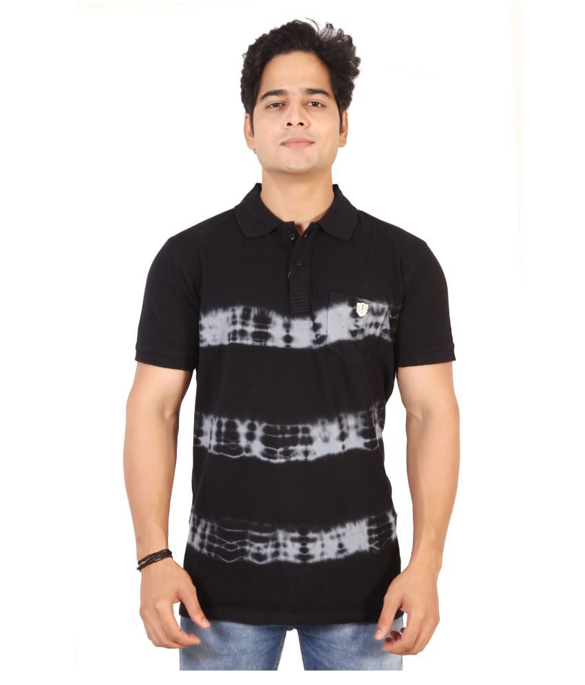     			Awack Black Half Sleeve T-Shirt