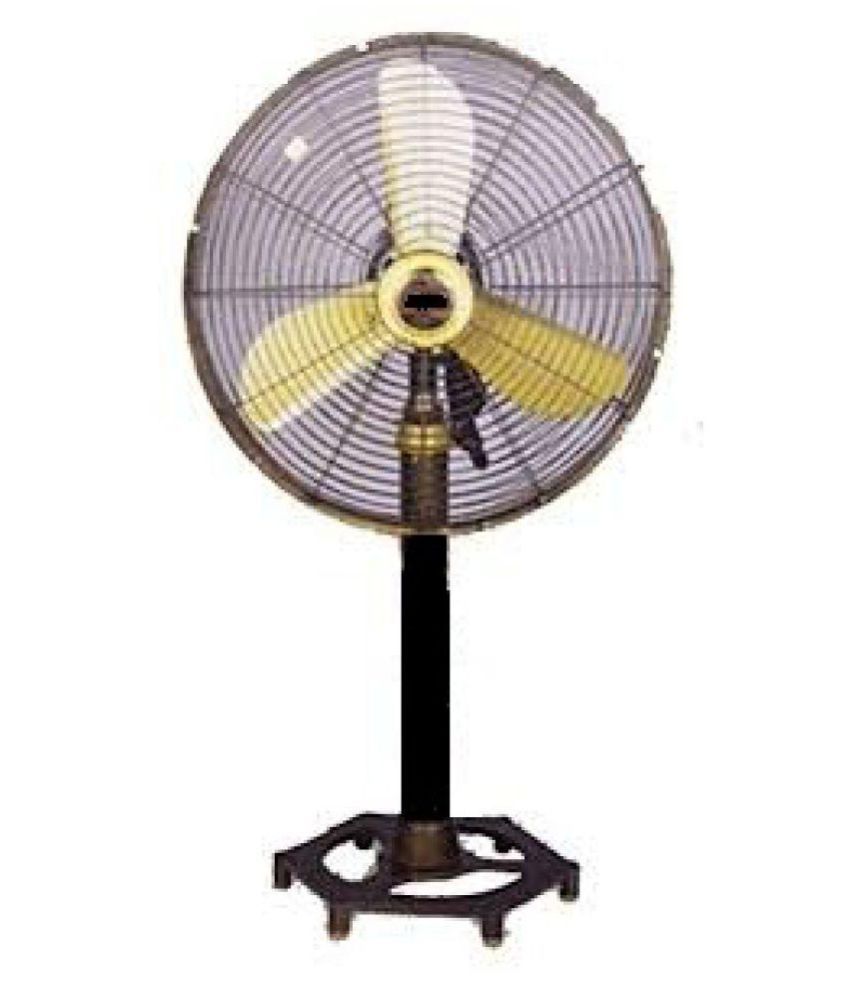 Ganga 400 Ganga Padastal 400mm Cinni Type Fan Pedestalfan Black