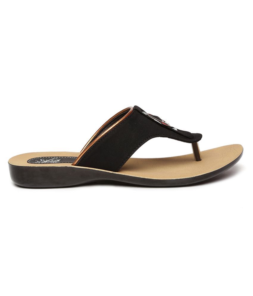 paragon black slippers