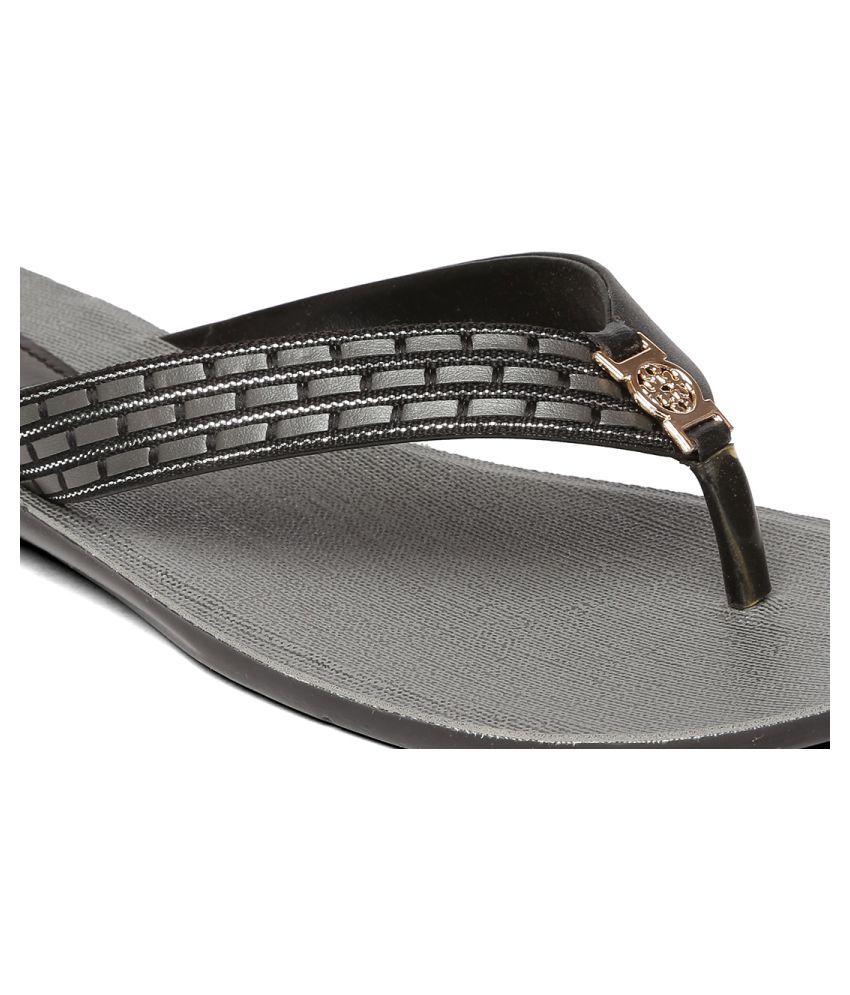 paragon black slippers