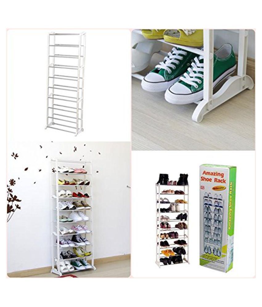 Amazing Shoe Rack Portable With 10 Layer Holds Approx 30