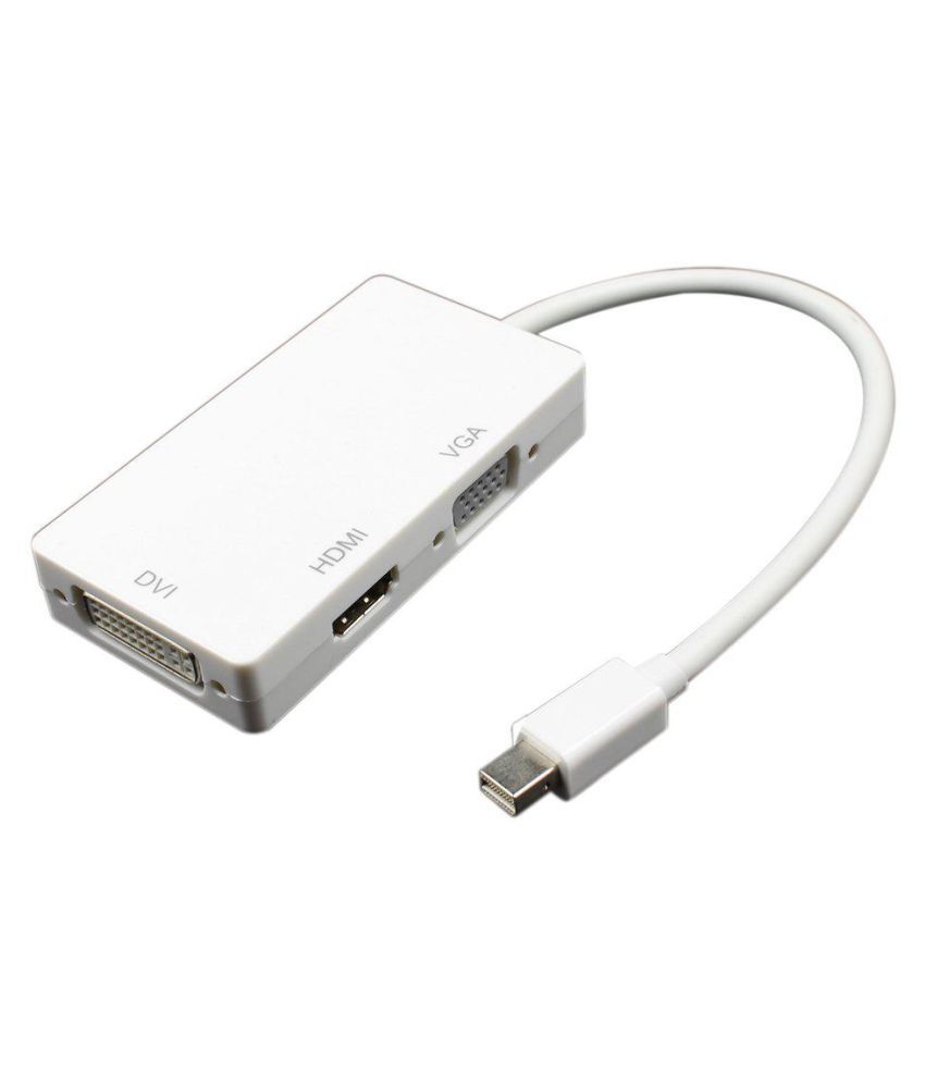 Mini Display Port Dp To Hdmi Vga Dvi Converter For Microsoft Surface Pro 3 2 1 Buy Online At Best Price In India Snapdeal