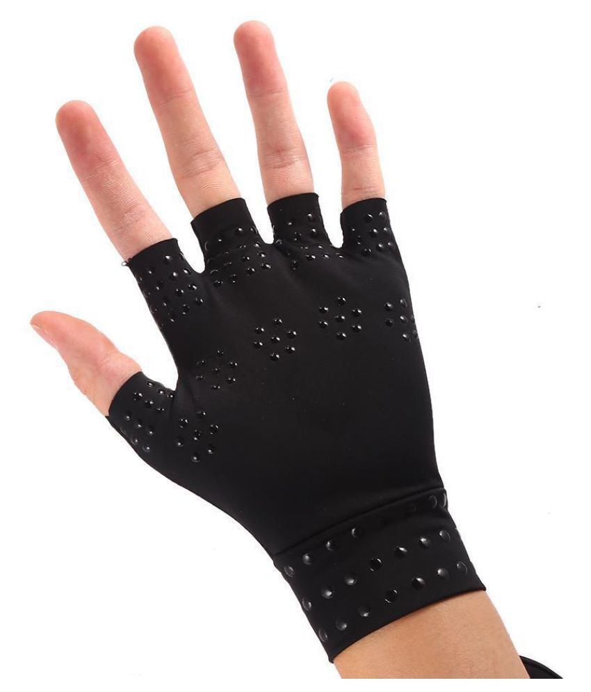 fingerless magnetic gloves