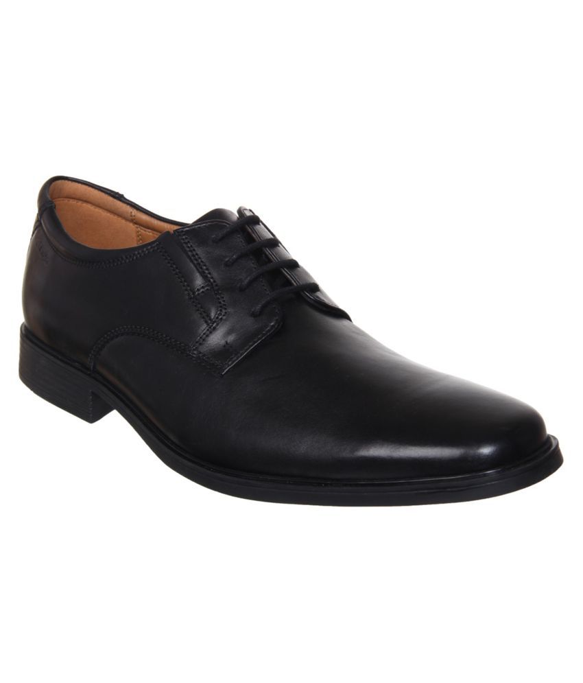Clarks Derby Genuine Leather Black Formal Shoes Price in India- Buy ...