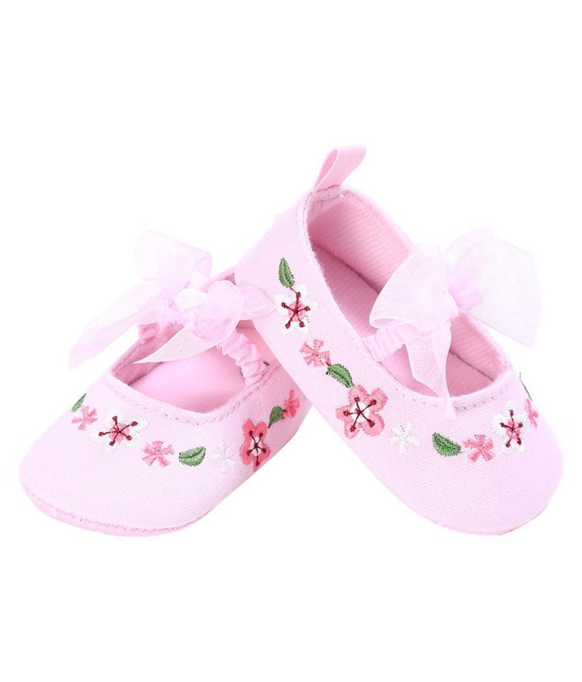 Headband TMEOG Infant Baby Girls Shoes Soft Sole Bowknot Princess Wedding Dresses Newborn Baby Casual Shoes 