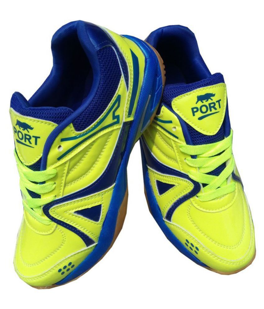 yellow indoor shoes