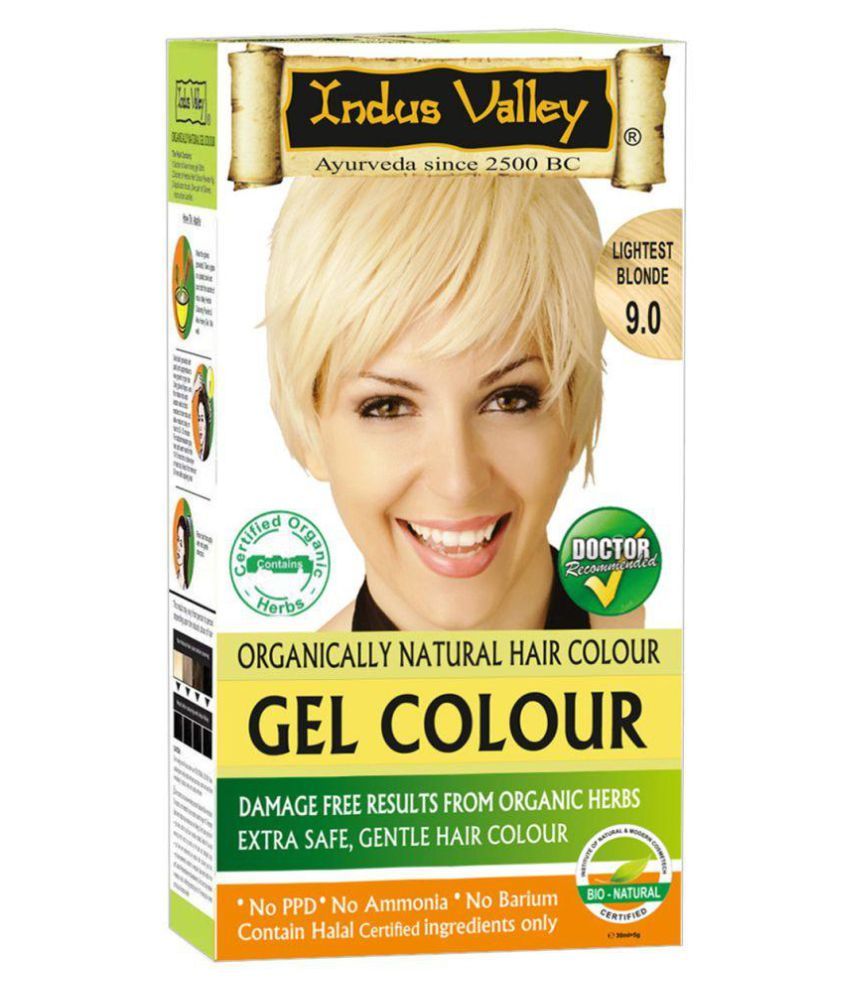 Indus Valley Gel Hair Color With Refreshing Orange Aroma One Touch 6308