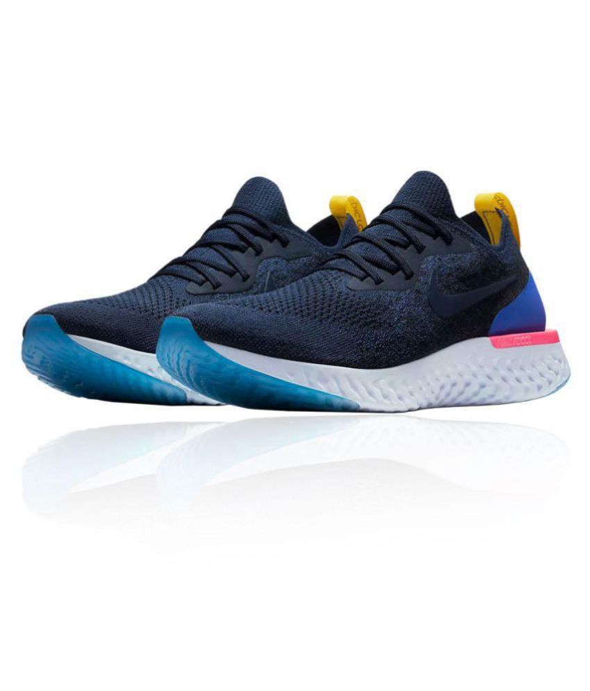 Download Nike Epic React Flyknit Blue Running Shoes - Buy Nike Epic ...