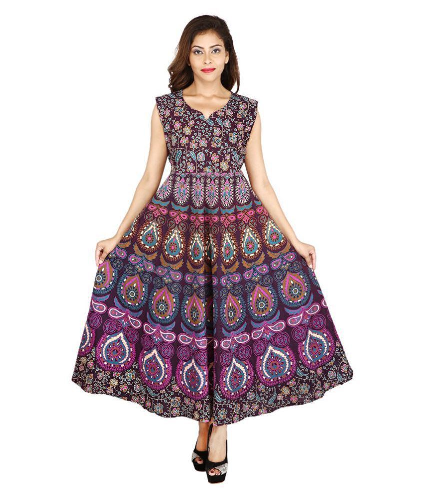 anarkali cotton kurti