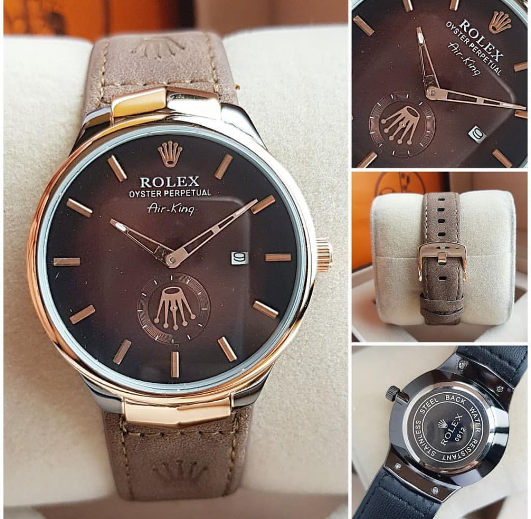 rolex leather belt watches price