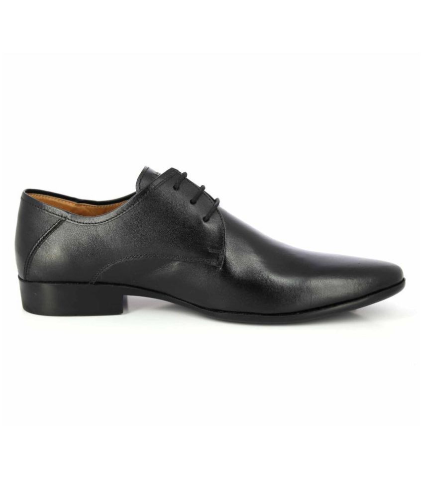 alberto torresi black formal derby shoes