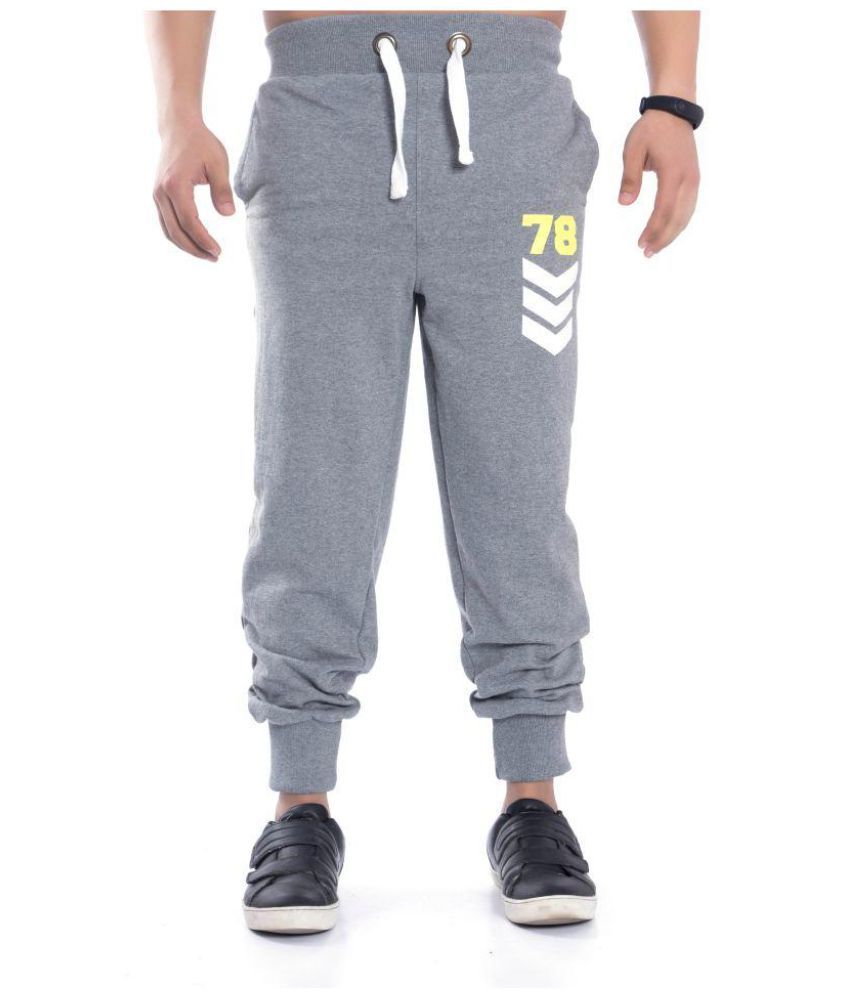 dark grey fleece joggers