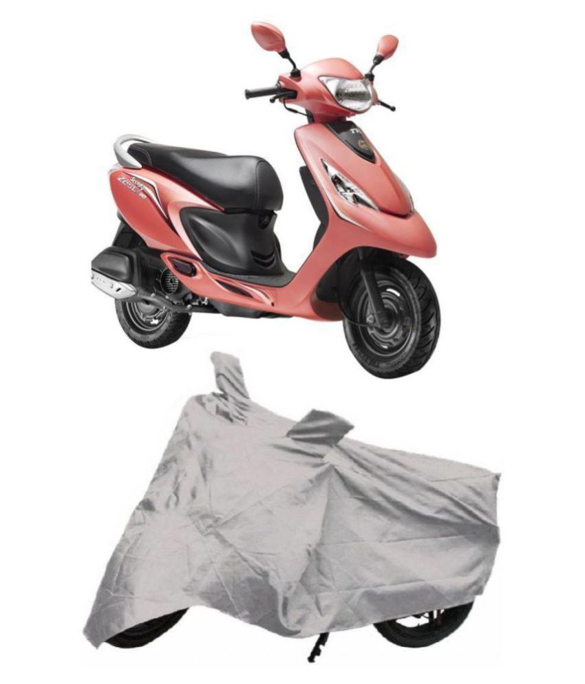 Bigwheels Premium Silver Matty Scooty Body Cover For Tvs Scooty