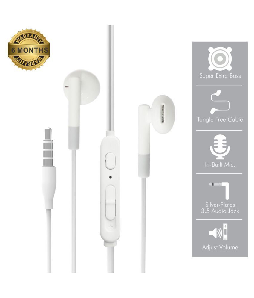 Portronics Por 840 Conch Alpha In Ear Headphone In Ear Wired Earphones With Mic Buy Portronics Por 840 Conch Alpha In Ear Headphone In Ear Wired Earphones With Mic Online At Best Prices In India