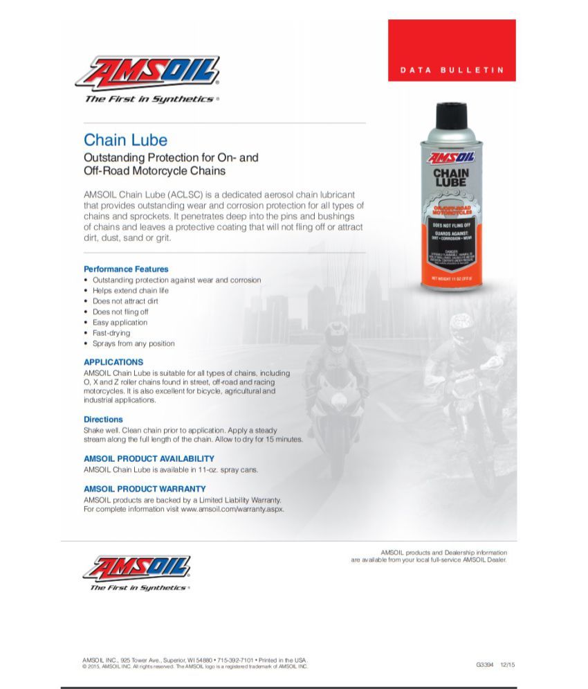 AMSOIL ON/OFF Road Motorcycle Chain Lube Buy AMSOIL ON/OFF Road