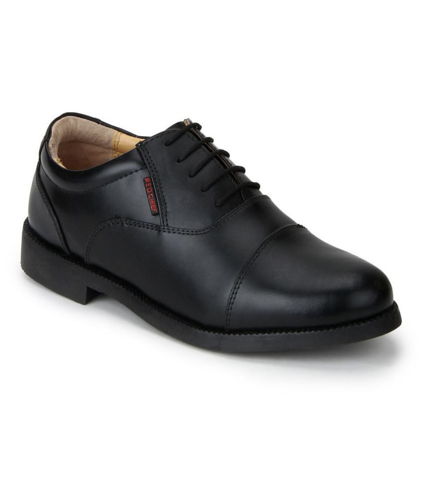 Red Chief Genuine Leather Black Formal 