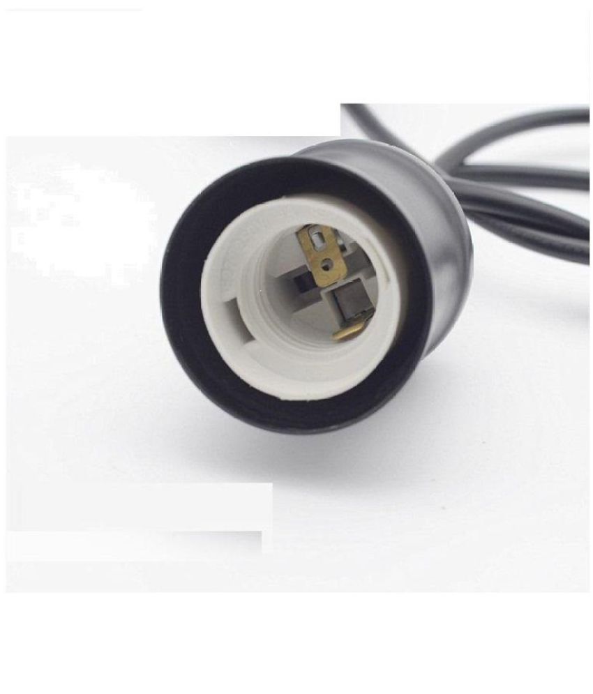 E27 Bulb Fixture Light Lamp Holder With Wire Cord