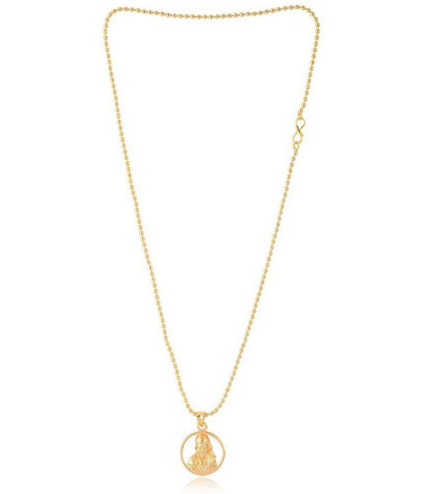 Sanaa Creations Om Sai Baba Gold Plated 