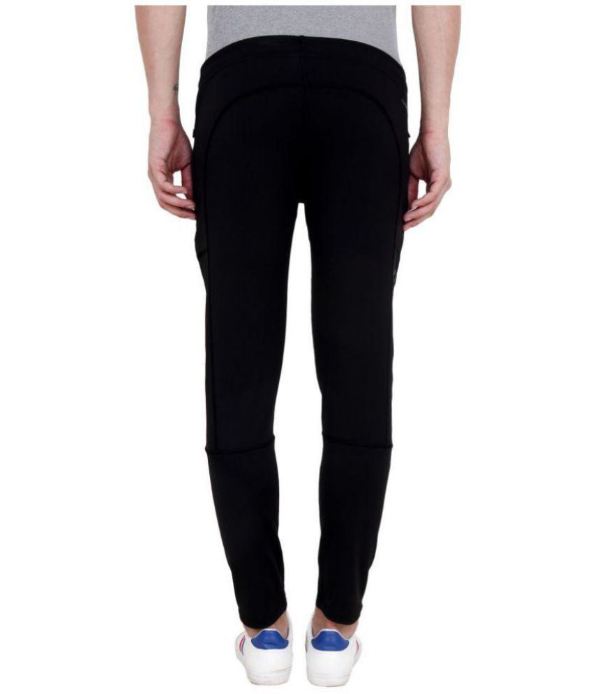 lycra solid track pants
