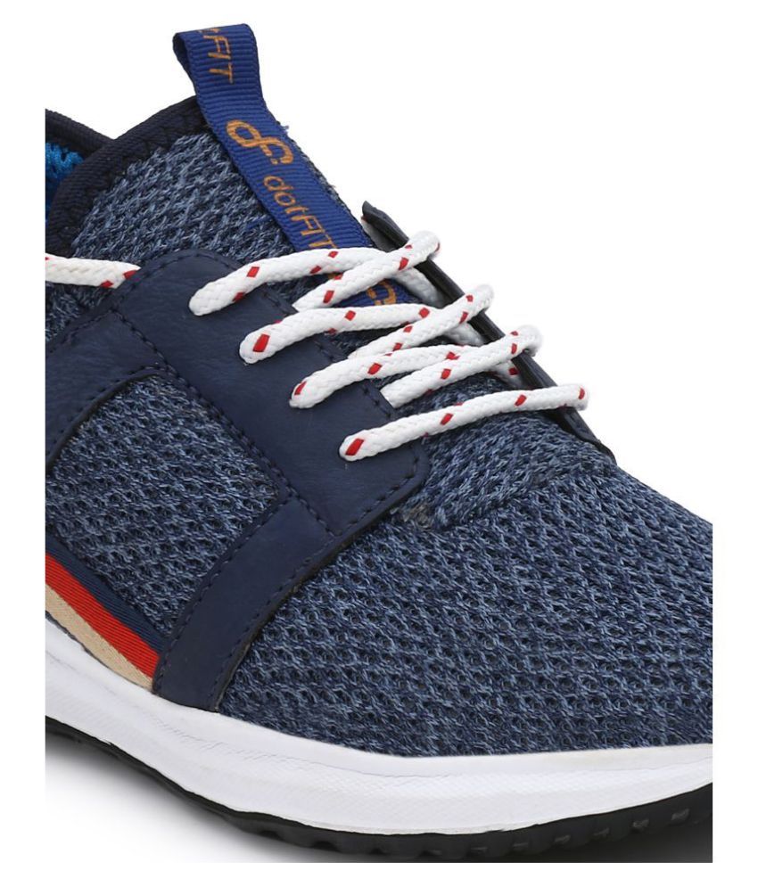 blue running shoes outfit