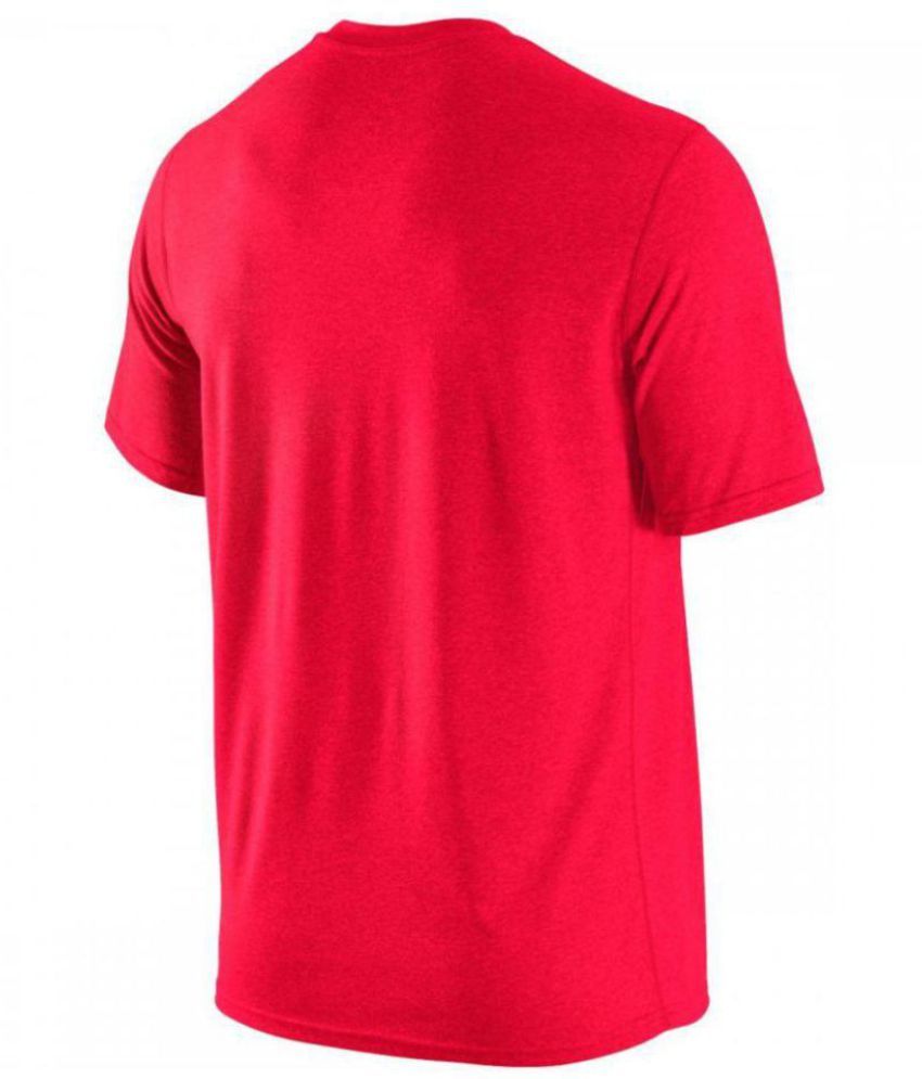 Nike Red Polyester Viscose T-Shirt Single Pack - Buy Nike Red Polyester ...