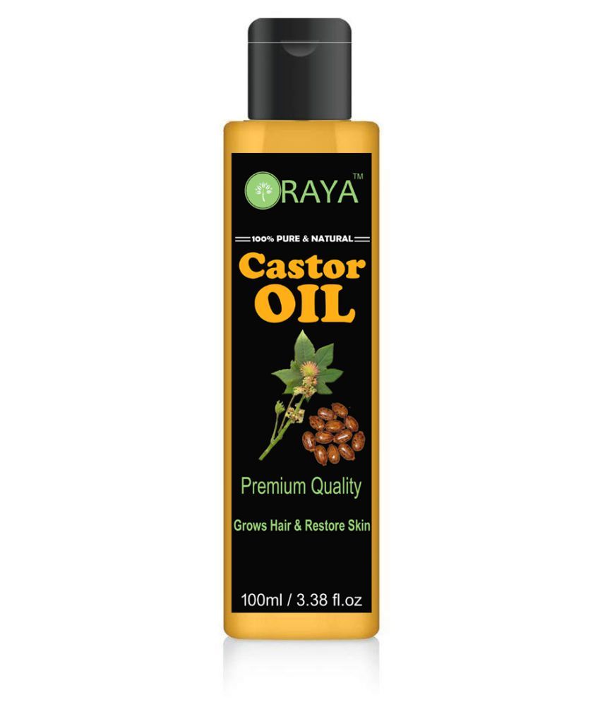     			ORAYA 100% Pure & Natural Cold Pressed Castor Hair Massage Oil- 100 ml