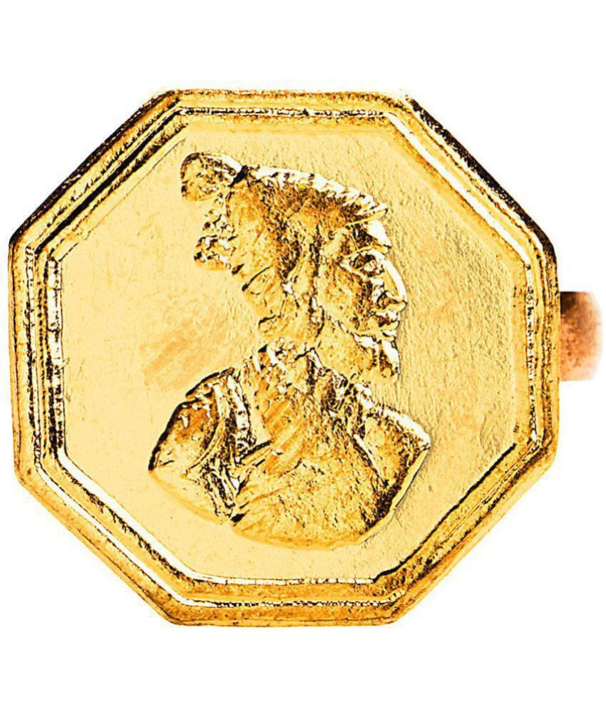 shivaji maharaj gold ring