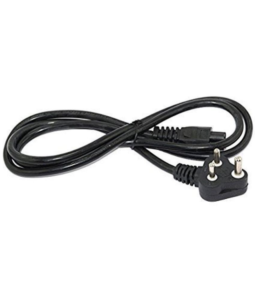     			Upix 1.5m Power Cord , Supreme Quality 3Pin Cord for Laptop - Black