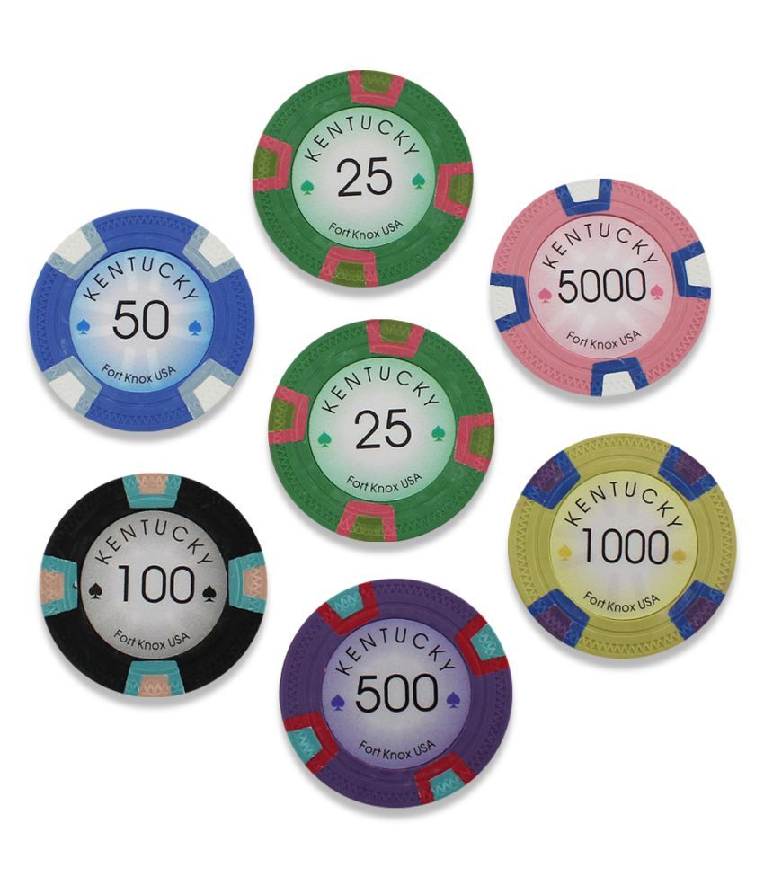 Kentuky Fort Knox USA Proffesional Clay 500 Poker Chip Set - Buy ...