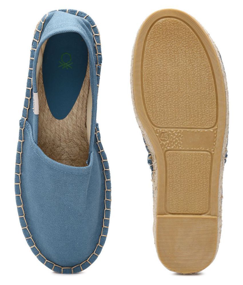 United Colors of Benetton Espradrilles Blue Casual Shoes - Buy United ...