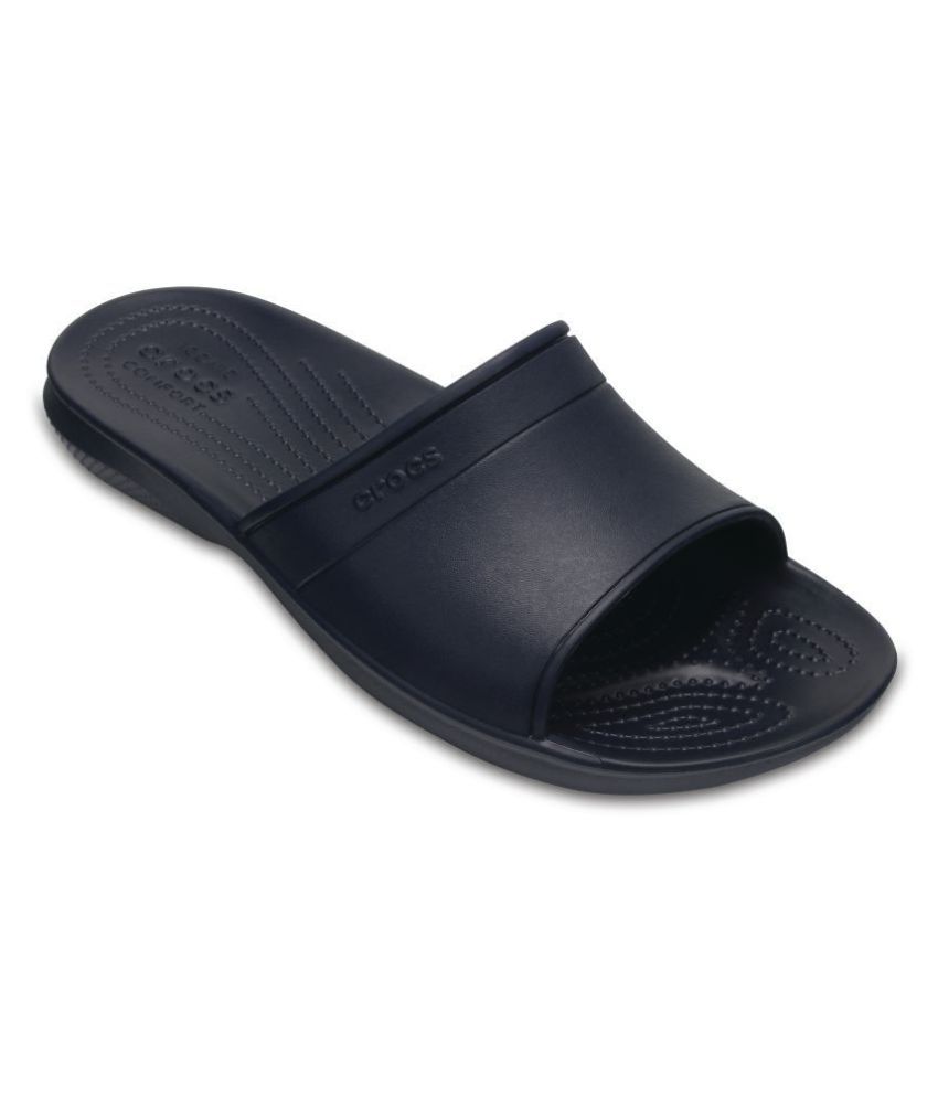  Crocs  Black Slides  Price in India Buy Crocs  Black Slides  