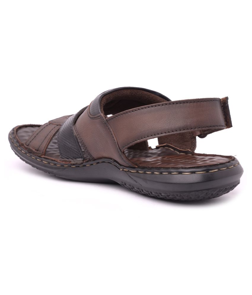 buckaroo men's leather sandals