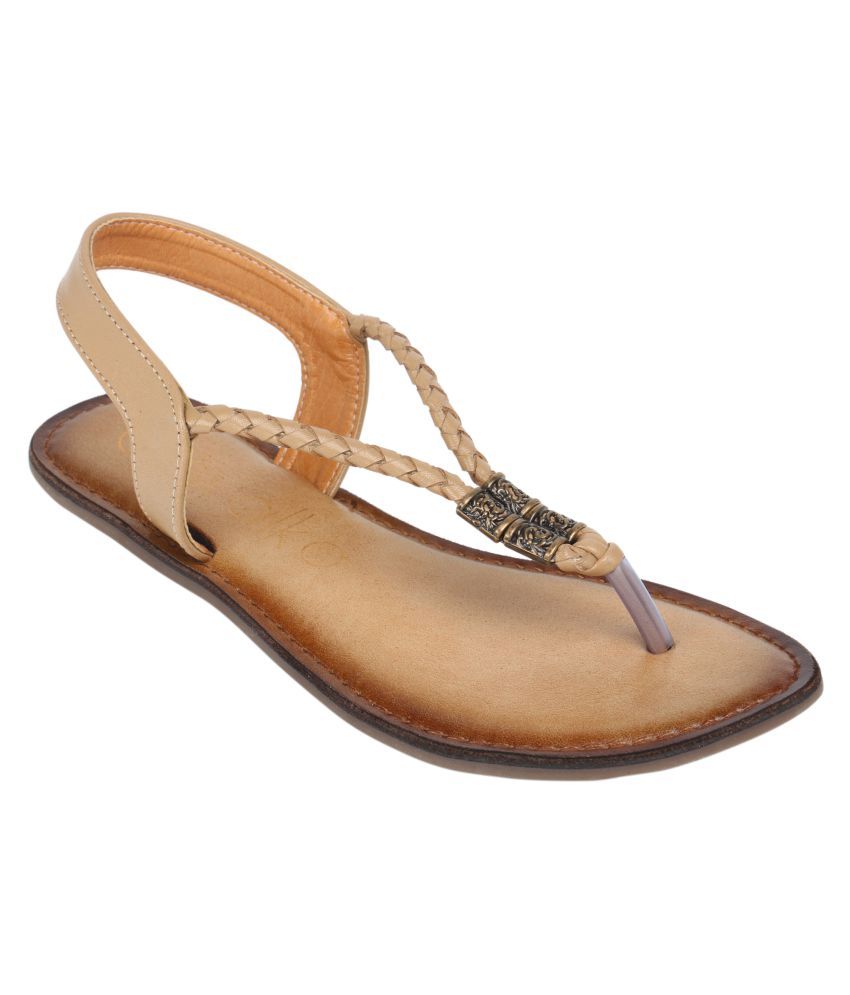 light tan flats