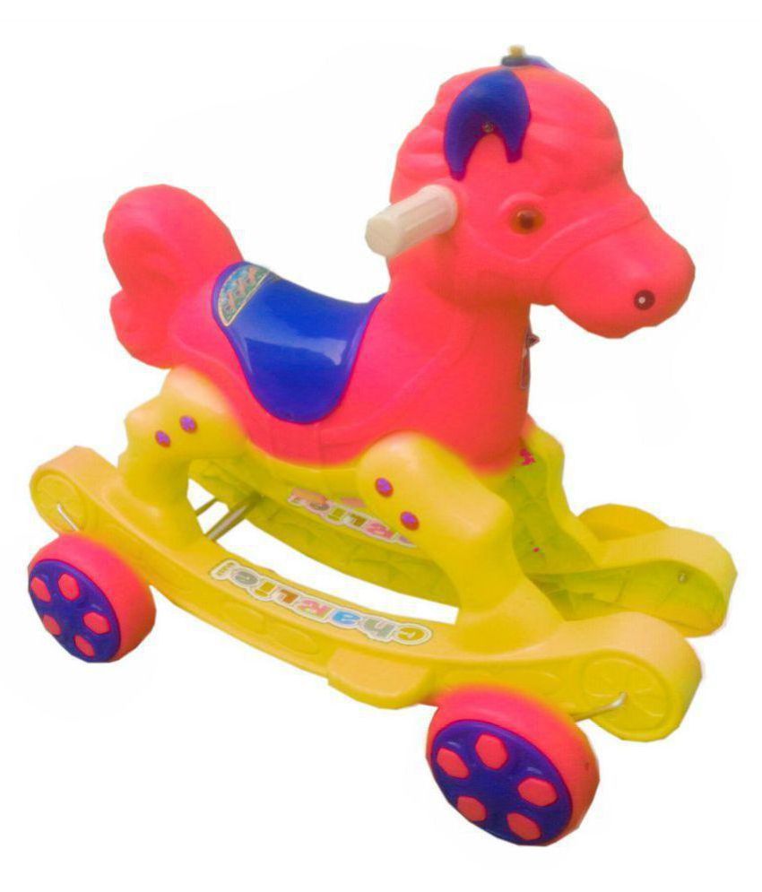 ride on plastic horse