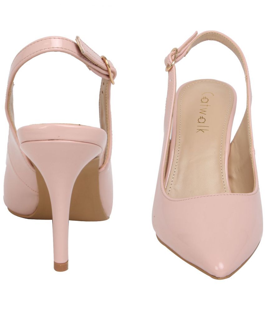 stiletto beige heels