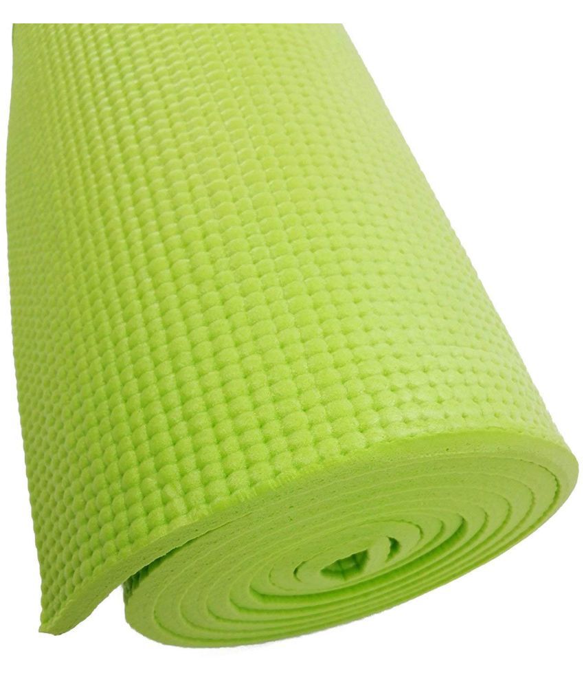 Fitness Life 4mm PVC Free, EVA Yoga Mat optimal stability Longevity Soft , Firm (Green) Buy