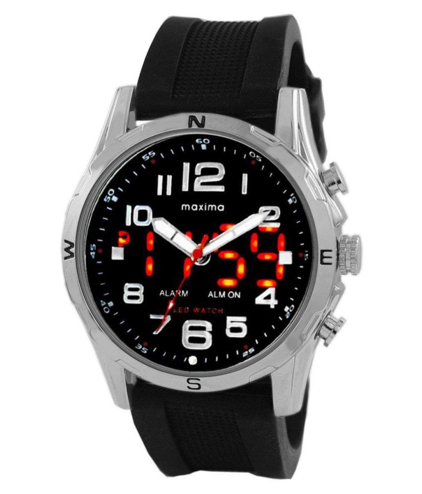 maxima watches analog digital