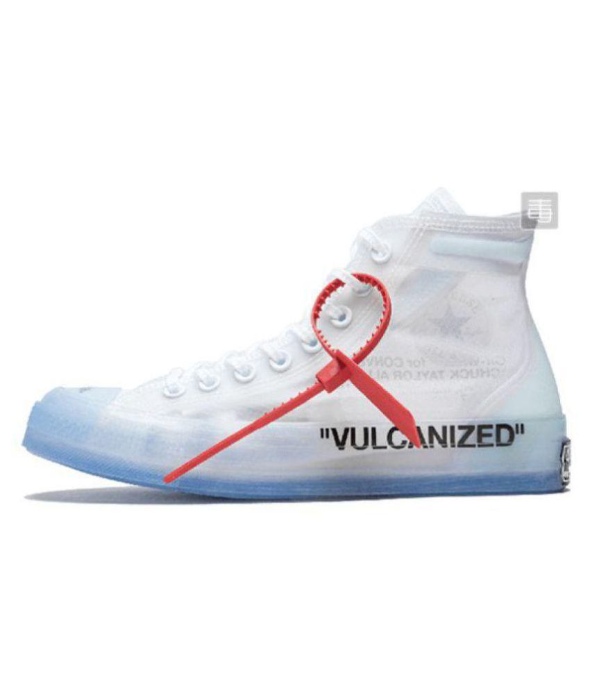 ley compacto insalubre Converse x Off-White Chuck 70 sneakers Running Shoes White: Buy Online at  Best Price on Snapdeal