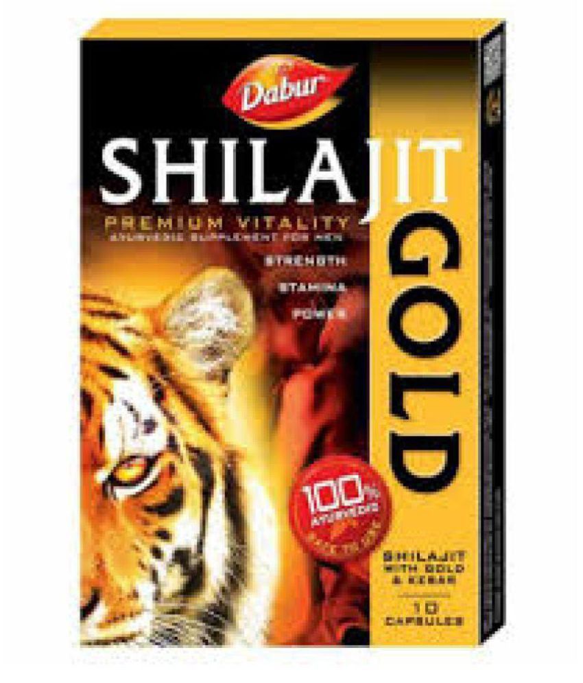     			Ayurveda Cure Dabur Shilajit Gold (10x6=60) 60 no.s Vitamins Capsule