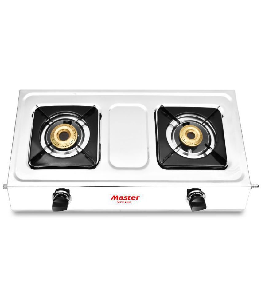 Master STAINLESS STEEL EUREKA 2 BURNER LPG STOVE "2 Burner" Manual Gas