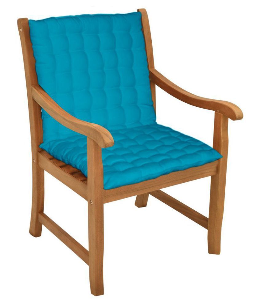 Lushomes Single Blue Cotton Chair Pads Buy Online at Best Price Snapdeal