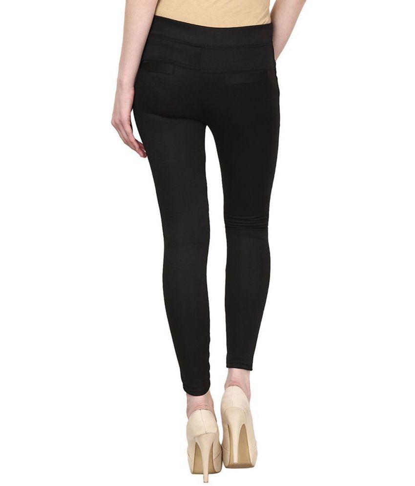 ankle jeggings black