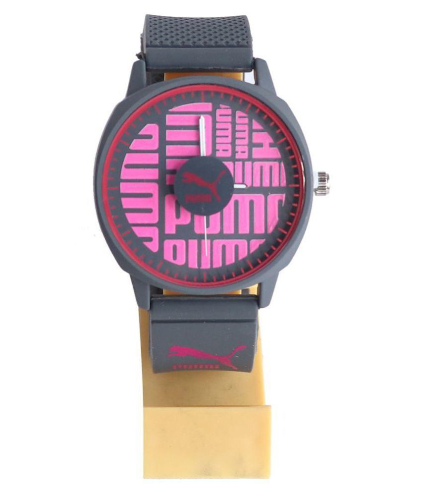 puma pink watch