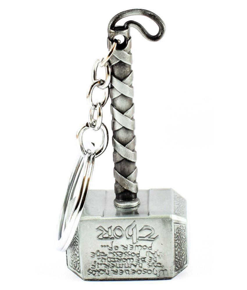 Holy Bell Silver Thor Hammer Keychain & Keyring Buy Online at Low Price in India Snapdeal
