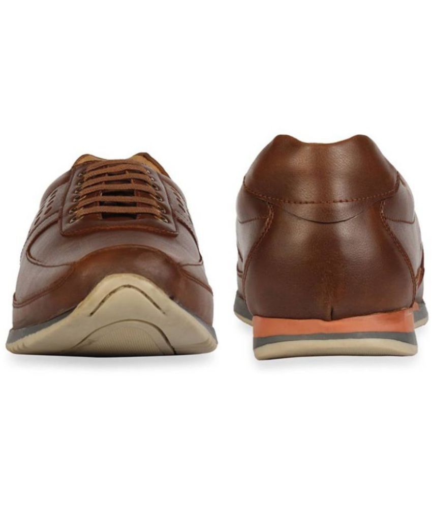 bata brown casual shoes