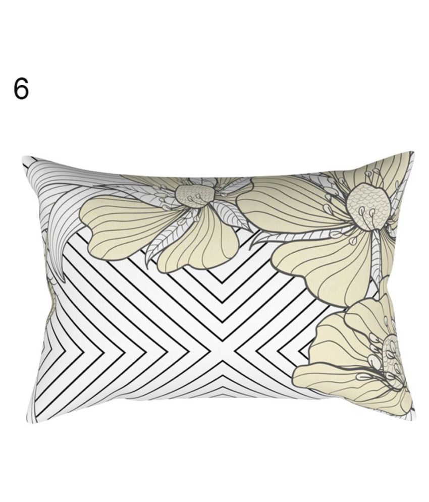 Horse Floral Animal Print Pillow Case Throw Cushion Cover
