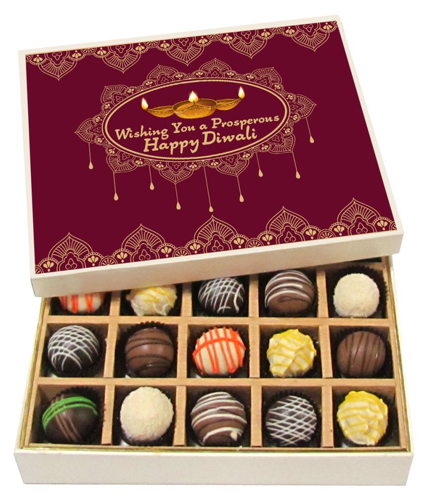 Chocholik Diwali Gift Box-Sweet Chocolate Box-20pc Assorted Chocolates ...